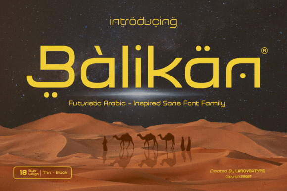 Balikan: A Modern Typeface with Deep Cultural Roots
