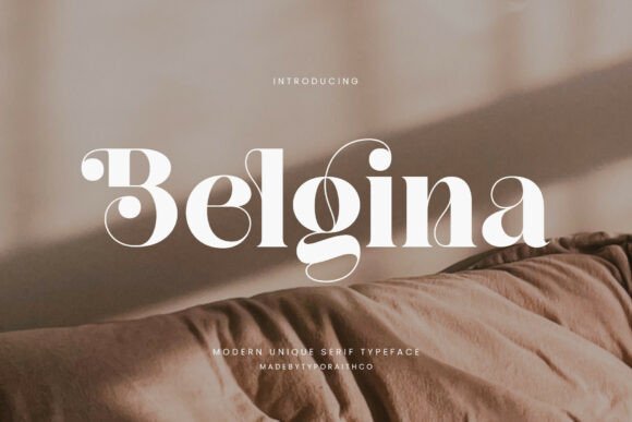 Belgina: A Modern Serif for Timeless Brand Identity