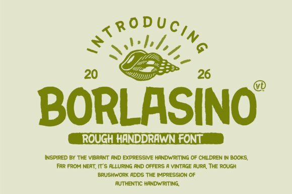Borlasino: A Handcrafted Brush Font with Timeless Appeal