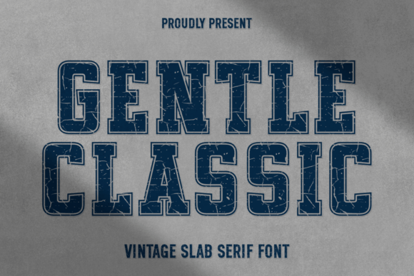 Channel the Past with Gentle Classic, a Vintage Slab Serif