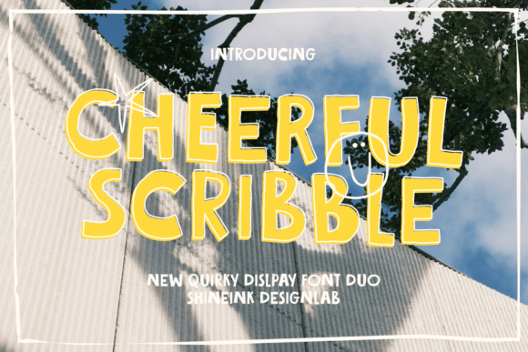 Cheerful Scribble: The Quirky Font Duo That Brings Instant Joy
