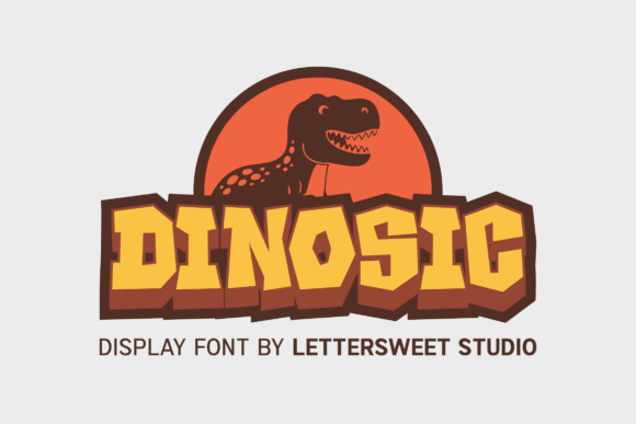 DINOSIC: The Chunky Display Font for Unforgettable Branding