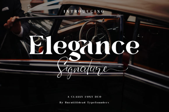 Elegance Signature: Blending Serif Sophistication with Script Flair