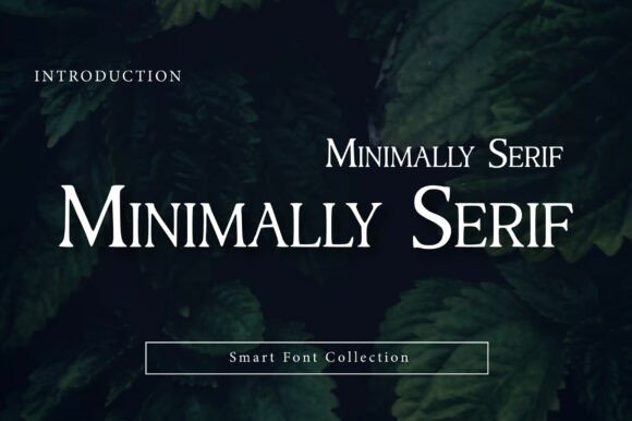 Minimally Serif: The Elegant Modern Typeface for Clean Design