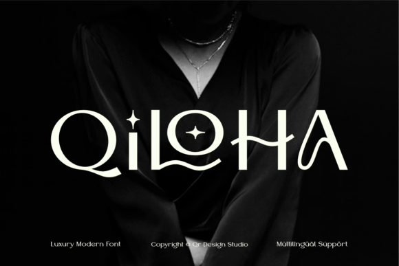 Qiloha: A Modern Display Typeface for Striking Brand Identity