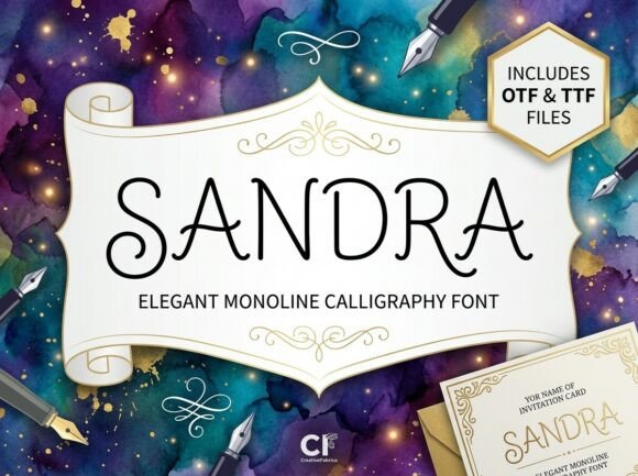 Sandra: A Font That Commands Attention