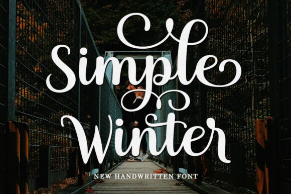 Simple Winter Font: An Elegant Script for Modern Design