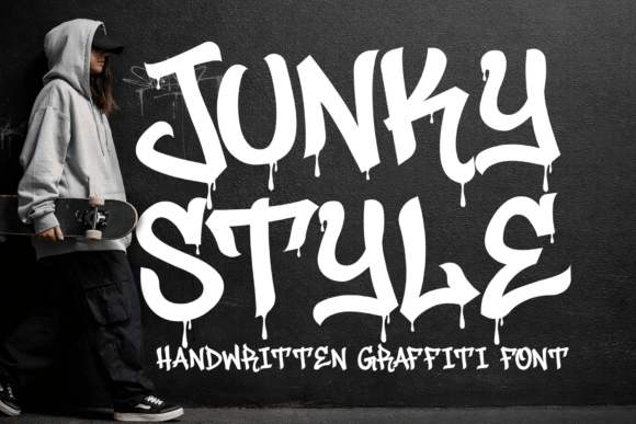 Unleash Raw Energy: The Junky Style Typeface