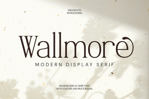 Wallmore: The Modern Serif for Timeless Elegance